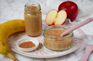 Compote pomme-banane-cannelle Compote pomme-banane-cannelle