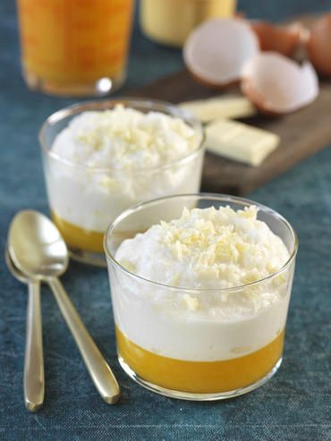 Mousse vanille & gelée de clémentine Mousse vanille & gelée de clémentine